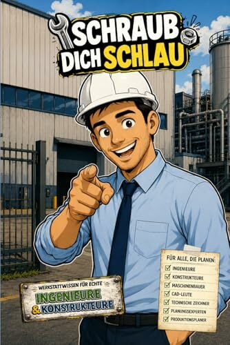 Schraub dich schlau - Werkstattwissen für echte Ingenieure & Konstrukteure - Ingenieur Edition: Unnützes Wissen für Ingenieure, Konstrukteure, ... Technikfakten, Ingenieurhumor & Geschenkidee
