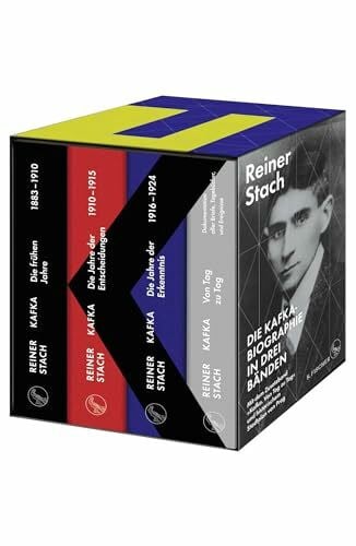 Die Kafka-Biographie in drei Bänden: Limitierte Gesamtausgabe im Schuber. Mit dem Zusatzband »Kafka von Tag zu Tag. Dokumentation aller Briefe, ... und einem historischen Stadtplan von Prag