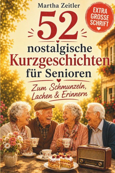 52 nostalgische Kurzgeschichten für Senioren: Eine Zeitreise durch die 50er bis 90er Jahre in extragroßer Schrift. Herzerwärmend, berührend und voller Humor
