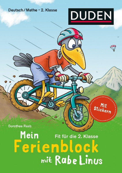 Mein Ferienblock mit Rabe Linus  Fit für die 2. Klasse