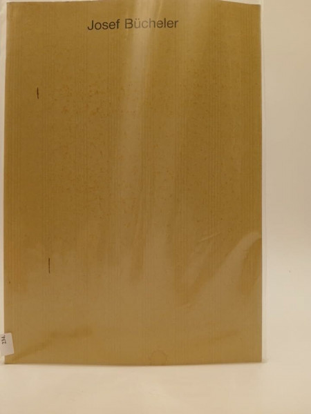 Josef Bücheler: Papierobjekte, Installationen, Zeichnungen