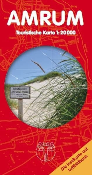 Amrum - Touristische Karte: Landkarte auf Luftbildbasis mit Ortsplänen und Inselbeschreibung. 1:20.000