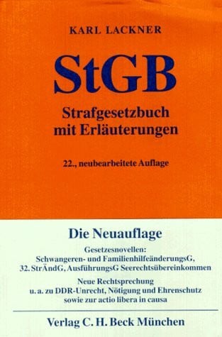 Strafgesetzbuch: Mit Erläuterungen
