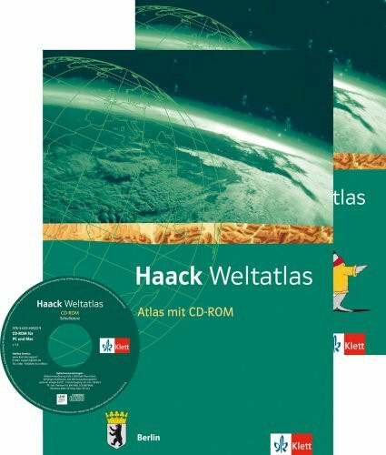 Haack Weltatlas. Ausgabe Berlin Sekundarstufe I: Atlas mit CD-ROM und Arbeitsheft Kartenlesen Klasse 5-10: Sekundarstufe I. Ausgezeichnet mit dem IF Communication Design Award 2008
