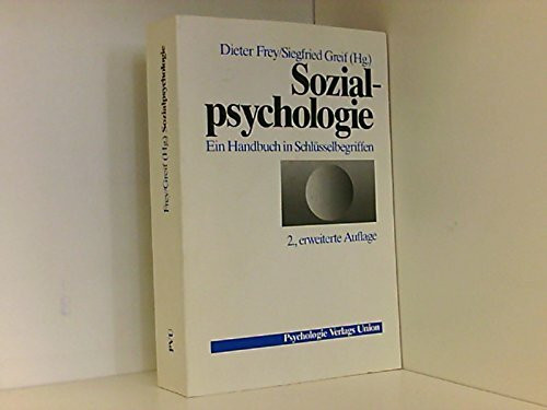 Sozialpsychologie. Ein Handbuch in Schlüsselbegriffen