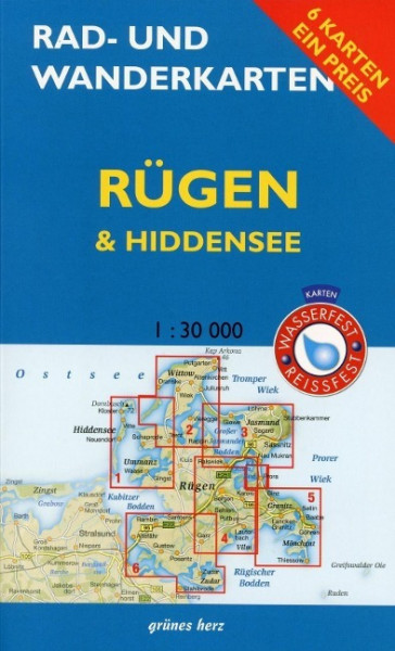 Rad- und Wanderkarten-Set: Rügen & Hiddensee