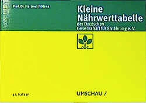 Kleine Nährwerttabelle