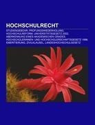 Hochschulrecht