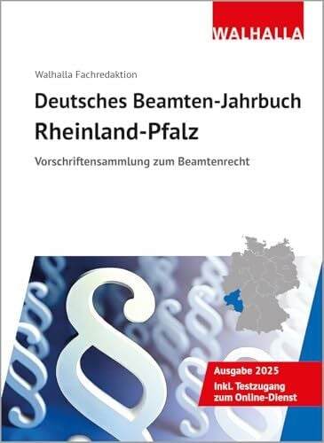 Deutsches Beamten-Jahrbuch Rheinland-Pfalz 2025: Vorschriftensammlung zum Beamtenrecht