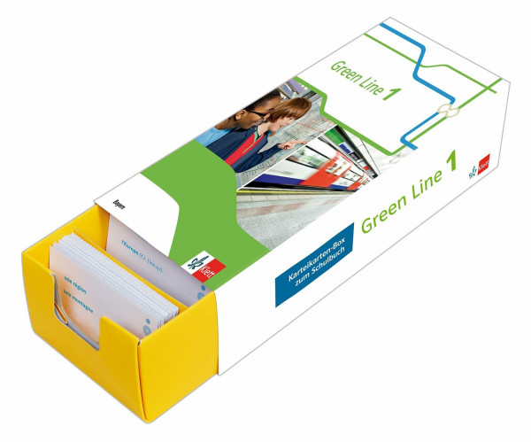 Klett Green Line 1 Bayern Klasse 5 - Vokabel-Lernbox zum Schulbuch: Englisch passend zum Lehrwerk üben (Green Line. Ausgabe für Bayern ab 2017)