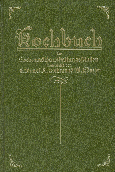 Kochbuch der Koch- und Haushaltungsschulen