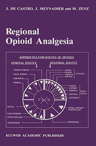 Regional Opioid Analgesia: Physiopharmacological Basis, Drugs, Equipment and Clinical Application (Developments in Critical Care Medicine and Anaesthesiology, 20, Band 20)