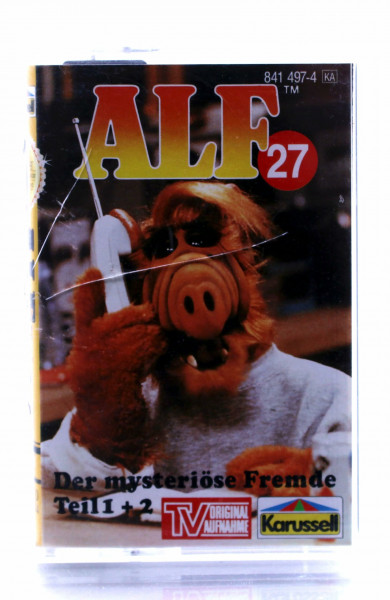 ALF Nr. 27 - Der mysteriöse Fremde Teil 1 + 2 Original Hörspiel zur TV-Serie [Musikkassette]