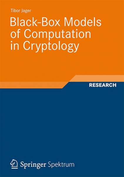 Black-Box Models of Computation in Cryptology