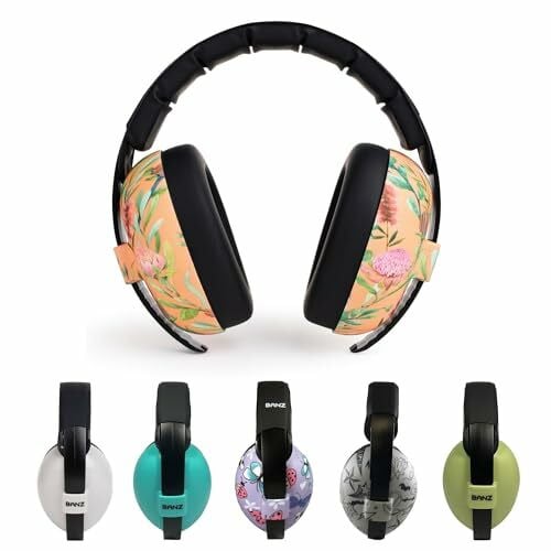 Banz Bubzee Baby-Gehörschutz 0–36 Monate –– Snr 24.3dB Baby-Kopfhörer mit lauter Geräuschunterdrückung und Ohrenschützern für Kleinkinder, verstellbare Größ Waratah