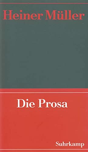 Werke: Werke 2: Die Prosa