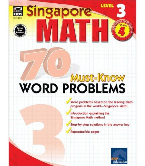 70 Must-Know Word Problems, Grade 4