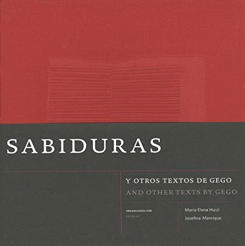 Sabiduras and Other Texts by Gego