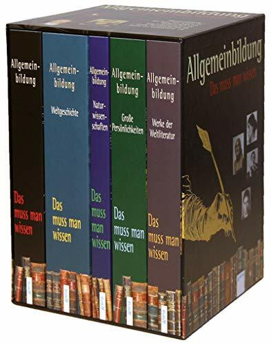 Allgemeinbildung: Schuberausgabe mit 5 Bänden. Das muss man wissen: Weltgeschichte. Naturwissenschaften. Große Persönlichkeiten. Werke der Weltliteratur