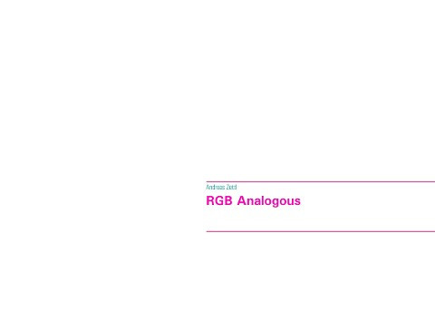RGB Analogous