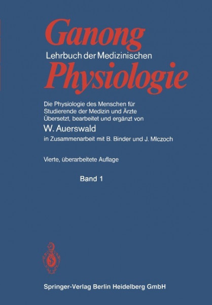 Lehrbuch der Medizinischen Physiologie