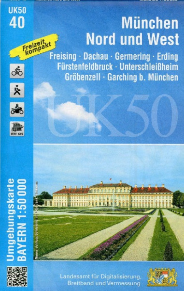 München Nord und West 1 : 50 000 ((UK 50-40) Laufzeit bis 2021