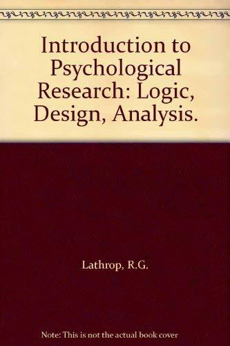 Introduction to Psychological Research