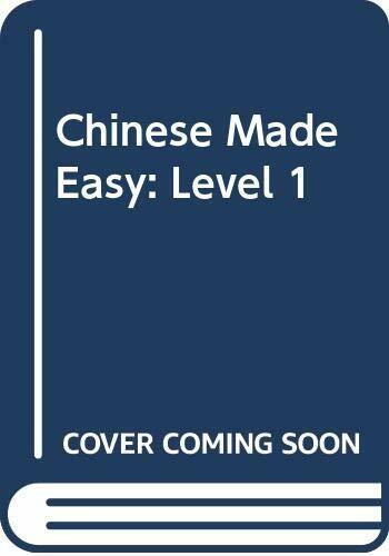 Textbook (Bk. 1) (Chinese Made Easy: Characters and Roman)