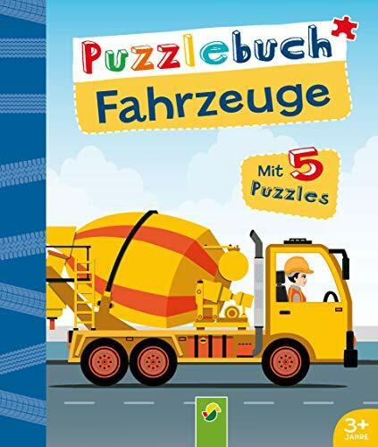 Puzzlebuch Fahrzeuge: Mit 5 Puzzles für Kinder ab 3 Jahren
