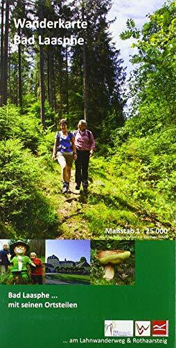 Wanderkarte Bad Laasphe 1 : 25 000