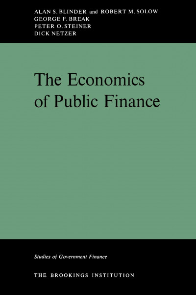 The Economics Of Public Finance (Studies of Government Finance)