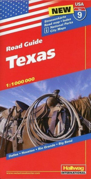 Hallwag USA Road Guide 09 Texas 1 : 1.000.000