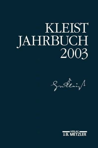 Kleist-Jahrbuch: 2003