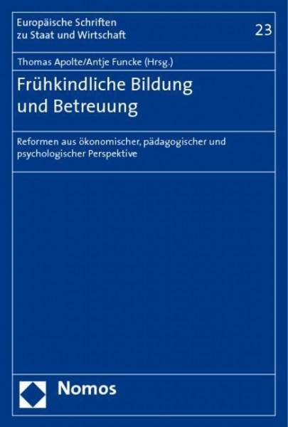 Frühkindliche Bildung und Betreuung