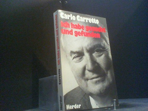 Ich habe gesucht und gefunden