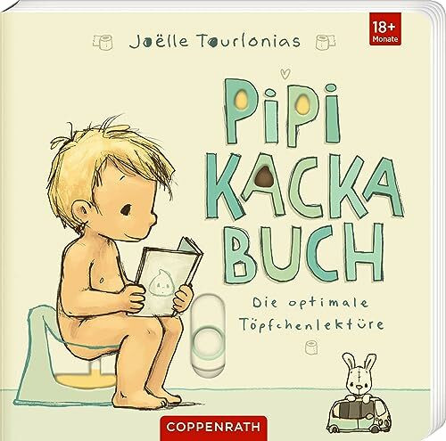 Pipikackabuch: Die optimale Töpfchenlektüre: Spielerisch trocken werden – interaktives Bilderbuch mit Schiebern & Klappen; ab 18 Monaten