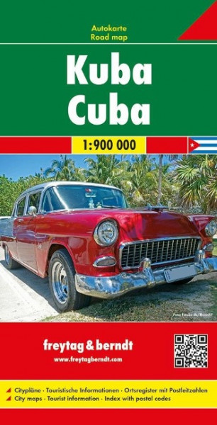 Kuba, Autokarte 1:900.000