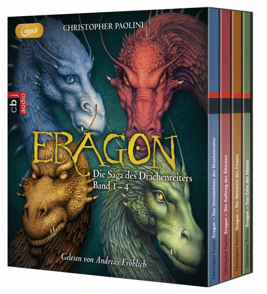 ERAGON – Die Saga des Drachenreiters: Die Box: Die vollständige Hörbuch-Edition Band 1 bis 4
