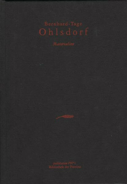 Bernhard-Tage Ohlsdorf 1994: Materialien