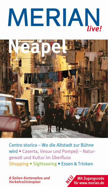 MERIAN live! Reiseführer Neapel: Mit Kartenatlas und Verkehrslinienplan