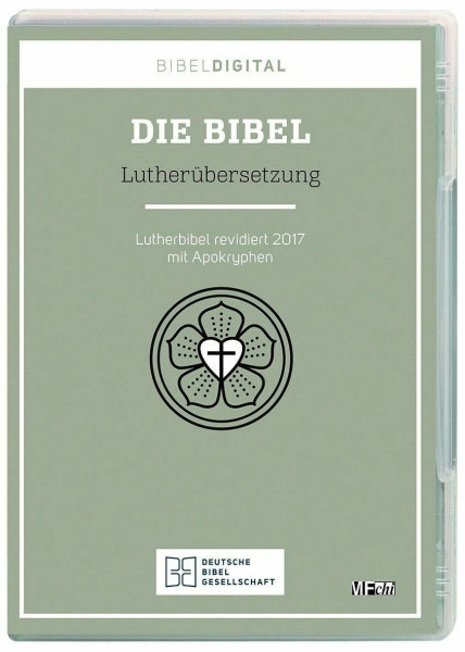 Lutherbibel revidiert 2017 - Reihe BIBELDIGITAL: Die Bibel nach Martin Luthers Übersetzung. Mit Apokryphen; CD-ROM in DVD-Box