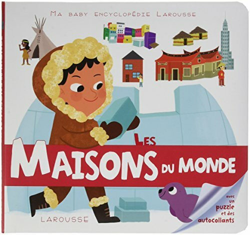 Les maisons du monde: Avec un puzzle et des autocollants