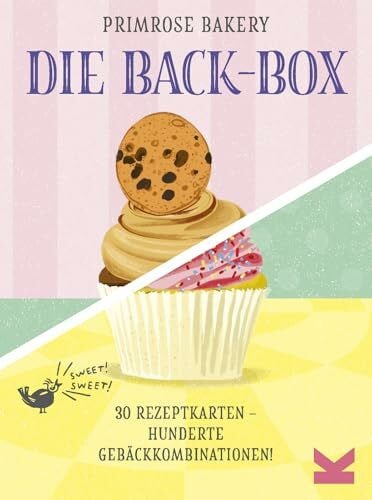 Laurence King Die Back-Box. 30 Rezeptkarten - hunderte Gebäckkombinationen, Farbig, Yellow