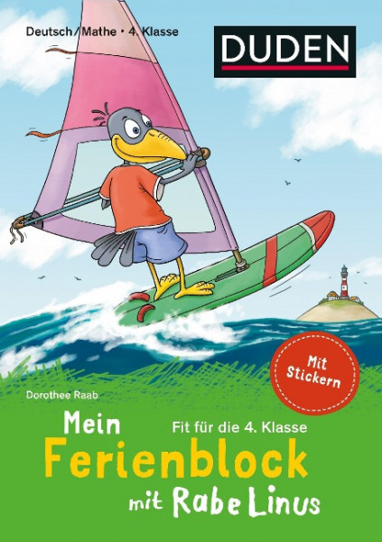 Mein Ferienblock mit Rabe Linus  Fit für die 4. Klasse