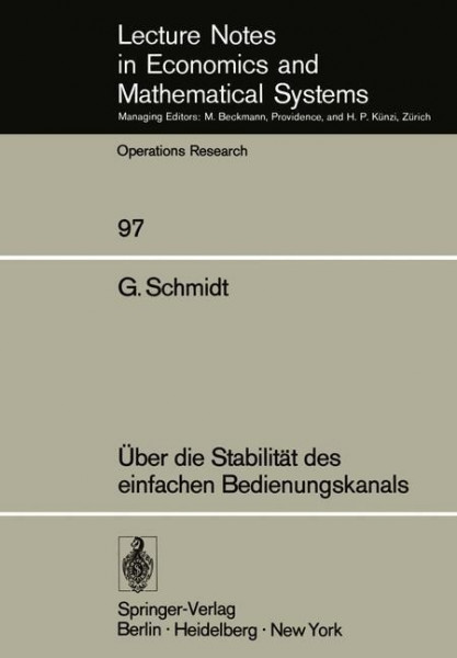 Über die Stabilität des einfachen Bedienungskanals