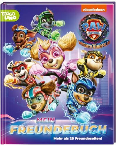 PAW Patrol Mitmachbuch: Der Mighty Kinofilm: Mein Freundebuch: Eintragbuch für mehr als 20 Kinder | (ab 4 Jahren)