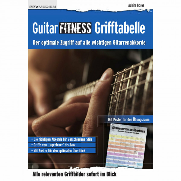 Guitar Fitness Grifftabelle: Der optimale Zugriff auf alle wichtigen Gitarrenakkorde (Fitnessreihe) (Fitnessreihe: Dein individueller Trainingsplan für schnellen Erfolg)