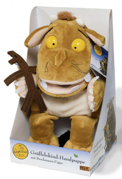 Der Grüffelo - Grüffelokind-Handpuppe mit Stockmann-Figur Plüschtier