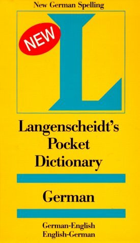 Pocket German Dictionary (Pocket Dictionary S.)