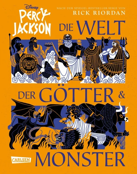 Percy Jackson – Die Welt der Götter und Monster: Illustriertes Handbuch mit den spannendsten griechischen Sagen und mythologischen Fun Facts für Percy-Jackson-Fans ab 10